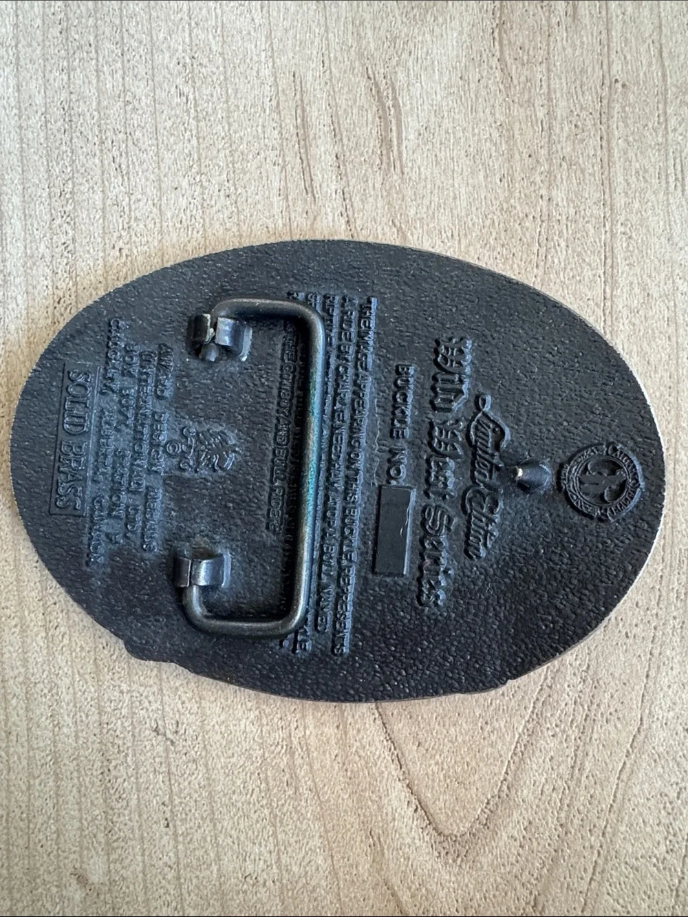 Calgary Exhibition & Stampede Brass Vintage Belt Buckle 1990
